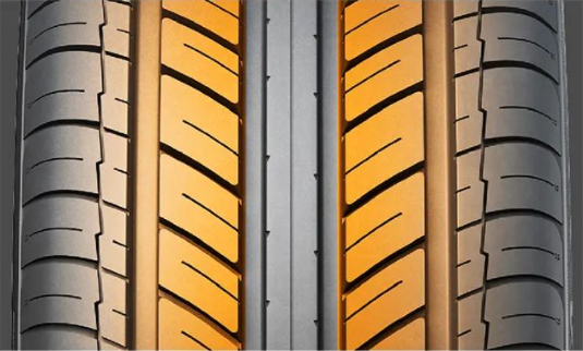 Directional Tire Tread Pattern