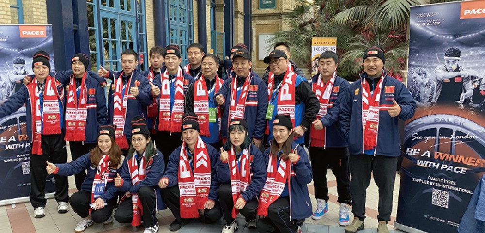 PACE TYRES Supported Chinese Ping Pong Superstars at World Championships